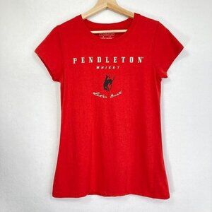 Share Pendleton Whiskey Short Sleeve T-Shirt Western Rodeo Cowgirl Bar S